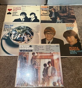 6 PETER & GORDON POP ROCK BRITISH INVASION  LPS ~  1 AUTOGRAPHED SIGNED BY BOTH - Picture 1 of 2