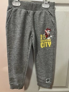 Kid's Paw Patrol Gray Graphic Sweatpants Size 2-4 Excellent - Picture 1 of 10