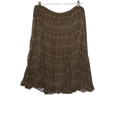 Ralph Lauren Womens 100% Silk Printed skirt Size 16W - Image 1 of 4