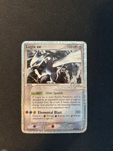 Pokémon TCG Lugia EX Unseen Forces 2005 Card #29/115 DMG - Picture 1 of 4