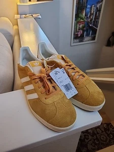 Nuevo Adidas Para Hombre Gazelle Interior Originales Talla 11 Crew Amarillo |IE6606| - Imagen 1 de 11
