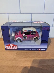 Corgi Mini Mania 1:36 Mini Miglia Aaron Smith CC82293 Pink - Picture 1 of 8