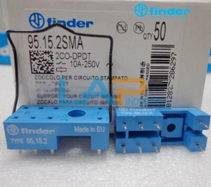 50pcs/box New For Finder Type 95.15.2 95.13.2 Relay PCB solder base 10A 250V - Picture 1 of 5