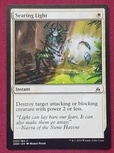Magic The Gathering OATH OF THE GATEWATCH SEARING LIGHT white card MTG - Picture 1 of 2