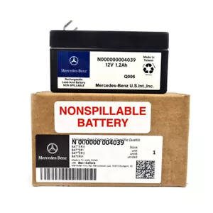 Mercedes-Benz AGM Backup Batterie Stützbatterie 12V 1.2Ah N000000004039 - Bild 1 von 6