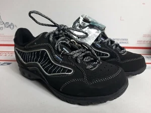 Diadora Womens Cycling Shoes Blue Size 7 Black All Terrain SPD - Picture 1 of 12