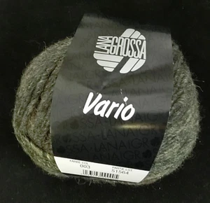 (99 €/kg): 50 Gramm VARIO von Lana Grossa, Farbverlauf, Braungrautöne #3218 - Bild 1 von 2