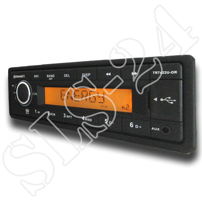Continental TR7422U-OR 24 Volt 24V LKW Bus Truck Radio MP3 WMA USB FM RDS Tuner - Bild 1 von 1