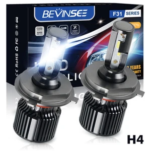 H4 LED Headlight Globes 50W 6000LM White Fits Toyota Kluger GSU40R GSU45R 07-10 - Picture 1 of 9