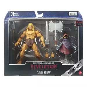 Figura de acción de lujo MOTU Masters of The Universe Masterverse Savage He-Man - Imagen 1 de 2