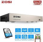 ZOSI 8CH 1080P CCTV DVR Video Recorder 1TB HDD HDMI for Security Camera System