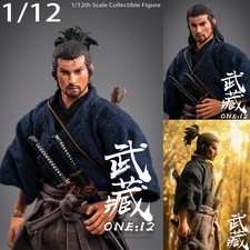 TWTOYS 1/12 Samurai Miyamoto Musashi Japan Warrior Mini Action Figure Model