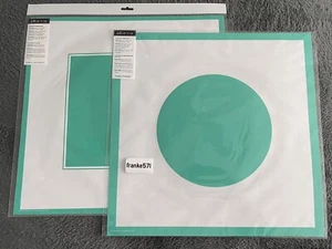 2 Chalk Couture 10” Square Mask & 10” Circle Mask Transfer Size D 18x18, New - Picture 1 of 3