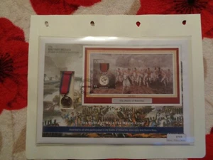 The Military Medals stamp and cover collection 2002The battle of Waterloo. MINT. - Picture 1 of 12