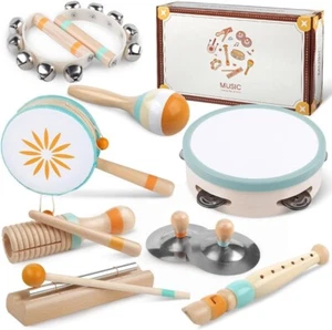Strumenti musicali per bambini - Giocattoli in legno Montessori per bambini di 1 - Foto 1 di 6