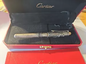 Sterling silver Vintage ballpoint cartier pen 1940s in box - Picture 1 of 6