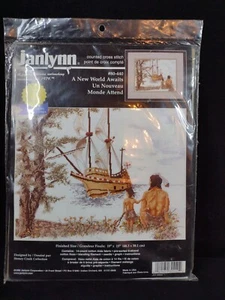 VTG Janlynn Cross Stitch #80-440 *A New World Awaits* Sealed 1998 - Picture 1 of 8