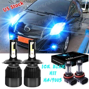 For Toyota Yaris 2006-2014 4x H4/9003+H11 LED faro+bombillas de luz antiniebla - Picture 1 of 11