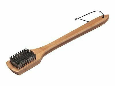 18 Inch Bamboo Grill Brush Weber 6464 BBQ Non Rusting