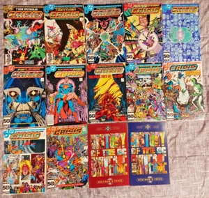 Crisis on Infinite Earths #1-12 + History of the DC Universe #1-2. Lot of 14. NM - Picture 1 of 1