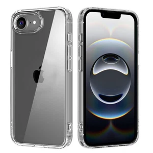 Funda protectora delgada resistente a prueba de golpes transparente para iPhone 16e 6.1 - Imagen 1 de 10