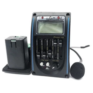 5 Band Acoustic Guitar Preamp EQ Equalizer Piezo Pickup Tuner Amplifier LCD Set - Picture 1 of 6
