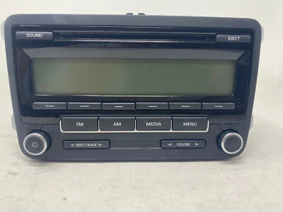 5N0035164A VW VOLKSWAGEN PASSAT JETTA BEETLE OEM RADIO FREE SHIPPING! - Image 1 of 4