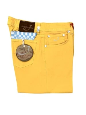 Jacob Cohen J688 Comfort Men's 5 Pocket Jeans Yellow Cotton New Tag - Image 1 of 4