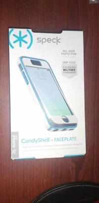 Caramelo Speck + placa frontal - iPhone 5C azul bebé/blanco Foto 1 de 3