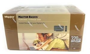 Maxtor Basics 320GB Personal storage 3200 16MB Cache/7200 RPM USB 2.0 New Sealed - Picture 1 of 5