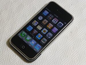 Apple iPhone 1st Gen Original A1203 8GB Black MA712LL iOS 3.1.3 J/B