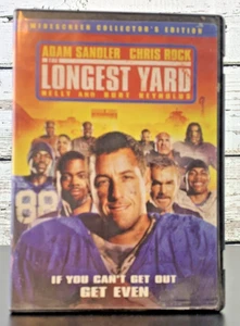 The Longest Yard (DVD, 2005, Widescreen Version) Adam Sandler, Burt Reynolds - Picture 1 of 4