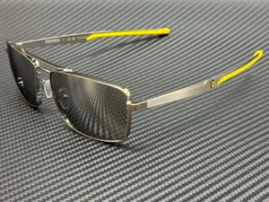 FERRARI FZ5001 107 6G Brushed Silver Grey Mirror Men's 60 mm Sunglasses - Picture 1 of 5