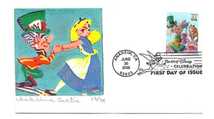 3913 Disney: Celebration, The Mad Hatter Sabrina Curtis FDC - Imagen 1 de 1