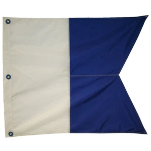 31x36 Nylon Alpha Dive Flag – Durable & Highly Visible for Diver Safety - Picture 1 of 1