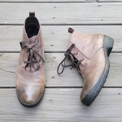 Bogs Kristina Botines con Cordones Cuero Marrón Impermeables Envejecidos Senderismo 9.5 Foto 1 de 4