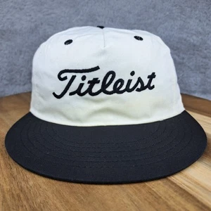 Gorra Titleist de colección elástica trasera blanca negra Texace 98 Pro hecha en EE. UU. - Imagen 1 de 9