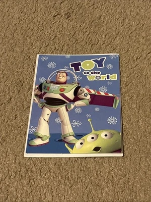 Tarjeta de felicitación de Navidad Paper Magic X Disney Toy Story - Nueva (Buzz & Green Alien) Foto 1 de 3