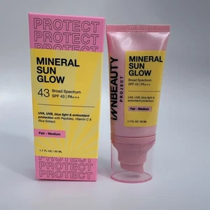 iNNBEAUTY PROJECT Mineral Sun Glow SPF 43 Broad Spec Tinted Sunscreen Fair Med - Picture 1 of 12