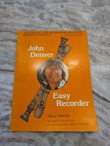 John Denver Easy Recorder sheet music solo duet Annie's Song Country Roads - Picture 1 of 3