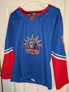Nueva Jersey Juvenil NHL New York Rangers PIEL SHESTER, ¡Talla Mediana! - Imagen 1 de 7