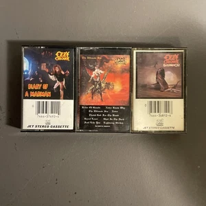 Three Ozzy Osbourne Cassette Tapes ￼ - Picture 1 of 7