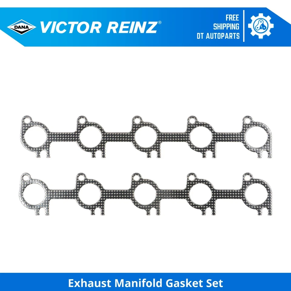Juego de colector de escape Gskt Victor Reinz 6,8 L V10 para Ford E-350 Super Duty 99-19 Foto 1 de 1