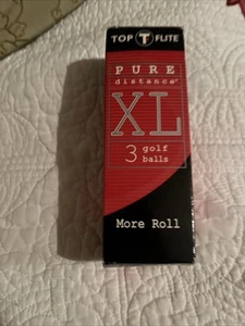 Top-Flite XL Pure Distance Golf Balls 3 Pack New in Box - Picture 1 of 3