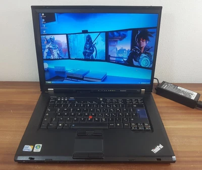 Lenovo Thinkpad T500 Intel P8400 2x2,26GHz 4GB/160GB Wlan WXGA+ 1680x1050 - Bild 1 von 4