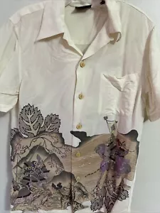 Camicia Aloha Modello Giapponese Sengoku Signori della Guerra Tigre Locali Solo M RARA - Foto 1 di 13