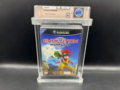 Evolutions Worlds Nintendo GameCube WATA 9.4 A+ FACTORY SEALED MINT VGA - Image 1 of 4