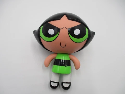 Powerpuff Girls Action Figure Buttercup Green 4.5" 1999 Cartoon Network Cover