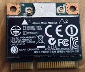 Atheros AR5BXB63 Scheda WLAN WIFI wireless (9) - Foto 1 di 2