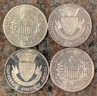 Confederate States of America Half Dollar Token Coin Set of FOUR